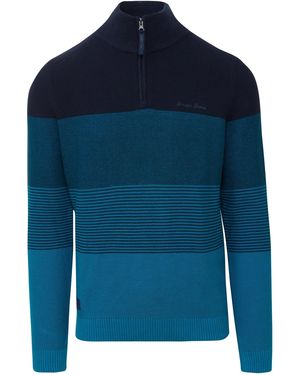 Koröshi Strickpullover - Blau