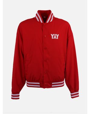 HEFTYKA Übergangsjacke College Jacket - Rot