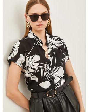 Olalook Bluse - Schwarz