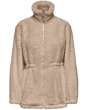 ONLY Fleecejacke Onlcontact - Natur
