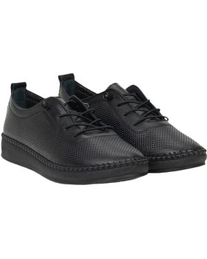 Desa Sneaker Low Schnürschuhe - Schwarz