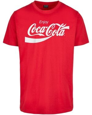 Merchcode T-Shirt Coca Cola - Rot