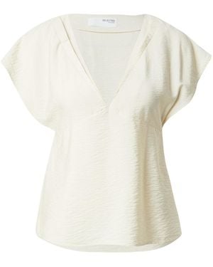 SELECTED Bluse Slfcala - Weiß