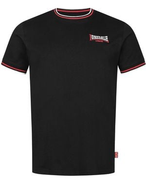 Lonsdale London T-Shirt Quin - Schwarz