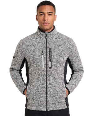 PUMA Fleecejacke Puma Jacke Herren - Grau