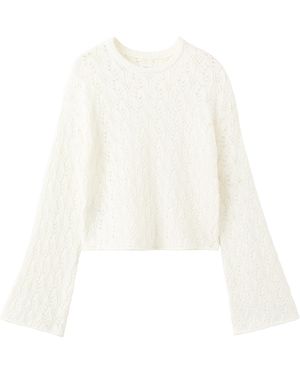 MANGO TEEN Pullover Choco - Weiß