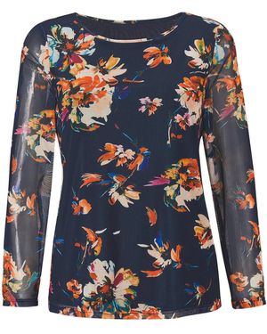 Goldner Shirt - Blau