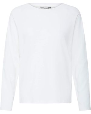 Oxmo Langarmshirt Oxnpubby - Weiß