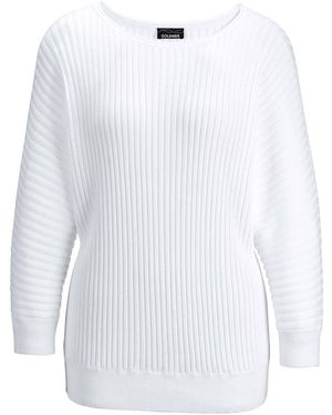 Goldner Pullover - Weiß