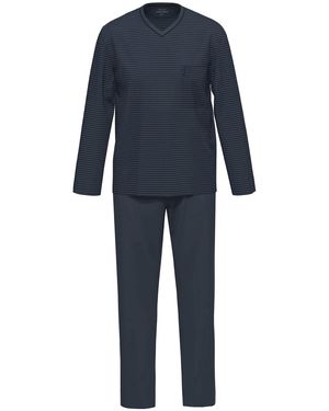 Ammann Pyjama Kurz Nightwear - Blau