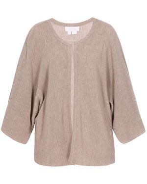 usha WHITE LABEL Strickjacke Minimalistic - Natur