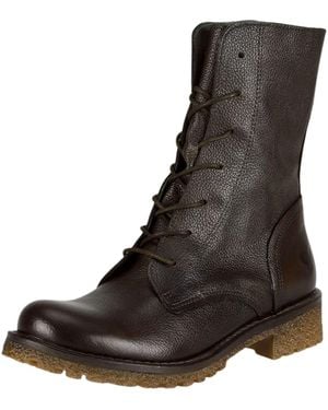 Felmini Schnürstiefelette Caster - Schwarz