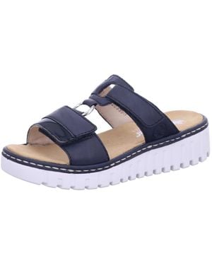 Rieker Pantolette V1396 14 - Blau
