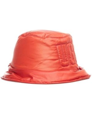 UGG Hut W Aw Quilted Logo Bucket Hat Neon Mars - Rot