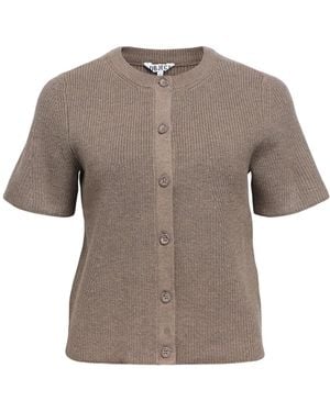 Object Strickjacke Viola - Grau
