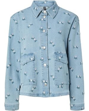 Pieces Bluse Pcflora - Blau
