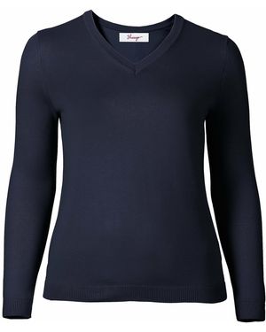 Sheego Pullover - Blau