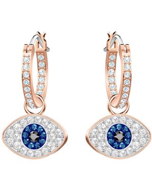 Swarovski Ohrringe Duo Evil Eye - Blau