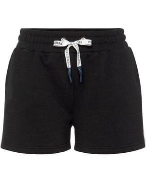 French Connection Sweatshorts mit seitlichen Kontrast-Einsätzen, Loungewear - Schwarz