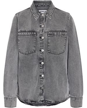 Noisy May Bluse Nmtrina - Grau