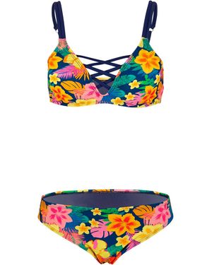 Beco the world of aquasports Bikini Summer Flowers - Orange