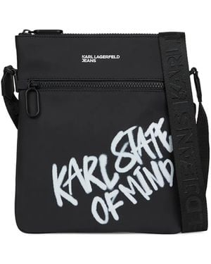 KARL LAGERFELD Umhängetasche Karl Quote - Schwarz