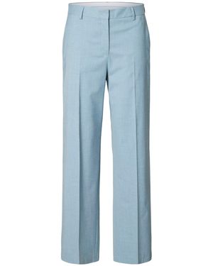 SELECTED Hose Slfwide Lisa - Blau