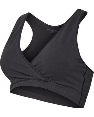 Mama.licious Still-Bh Mlcrossy - Schwarz