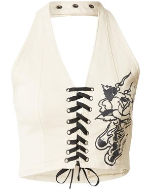 Ed Hardy Top - Weiß