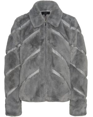Vero Moda Female Kunstpelzjacke VMSONJALUIS Jacke - Grau