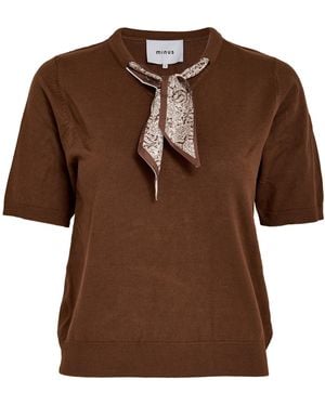 Minus T-Shirt Refaela - Braun