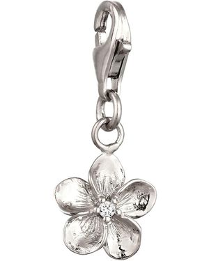 Elli Jewelry Charm Frangipani - Weiß