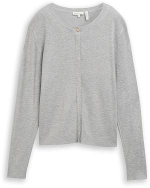 Tom Tailor Strickjacke - Grau