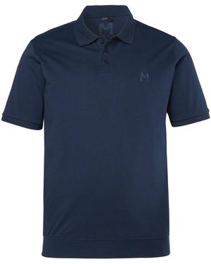 Men Plus Poloshirt - Blau