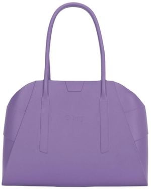 O bag Komplette Tasche Unique Baby Mit Langem Henkel Und Gewalkter Innentasche Unique Baby - Lila