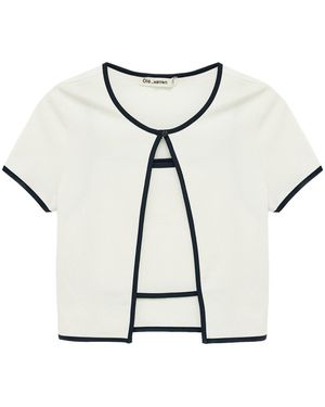 Koton Strickjacke Mit Top - Weiß