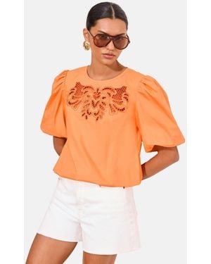 Lipsy Bluse - Orange