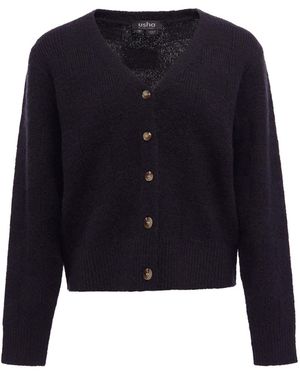 usha BLACK LABEL Strickjacke - Blau