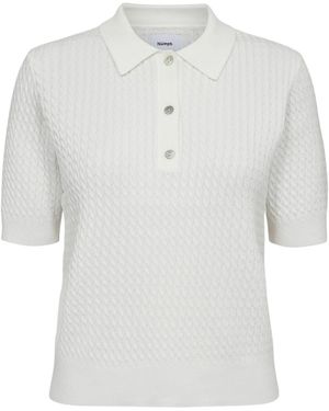 Numph Poloshirt Nualette Polo - Weiß