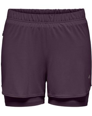 Only Play Sportshorts Onpmila - Lila