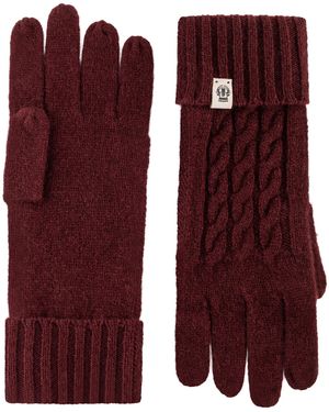 Roeckl Sports Strickhandschuhe Cabled Charm - Rot