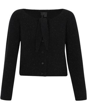 DreiMaster Klassik Strickjacke - Schwarz