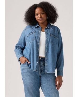 Levi's Jeansbluse PL ULTIMATE WESTERN T3 mit Taschen - Blau