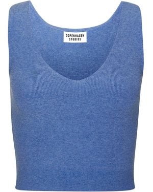 COPENHAGEN Stricktop - Blau