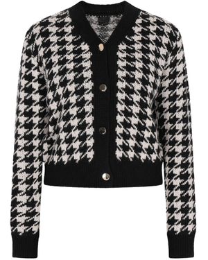 DreiMaster Klassik Strickjacke - Schwarz