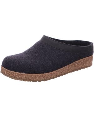 Haflinger Hausschuh Torben - Blau