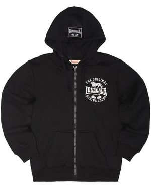 Lonsdale London Sweatjacke Seghill - Schwarz