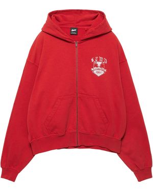 Pull&Bear Sweatjacke Stwd - Rot