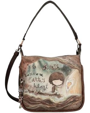 ANEKKE Schultertasche Core - Mettallic