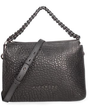 John Richmond Schultertasche - Grau